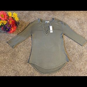 Fitz + Eddi Lace Up Shirt